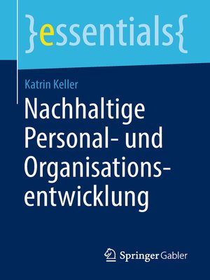 cover image of Nachhaltige Personal- und Organisationsentwicklung